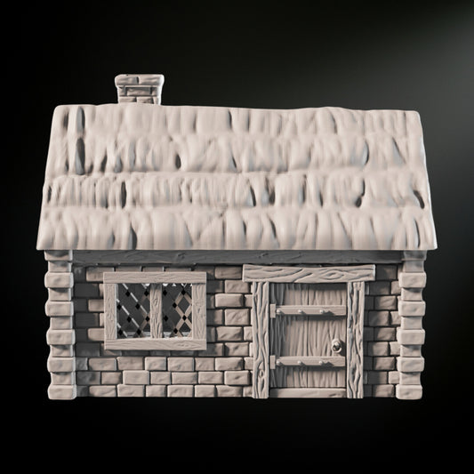 Medieval Cottage House 2 - Tabletop Terrain