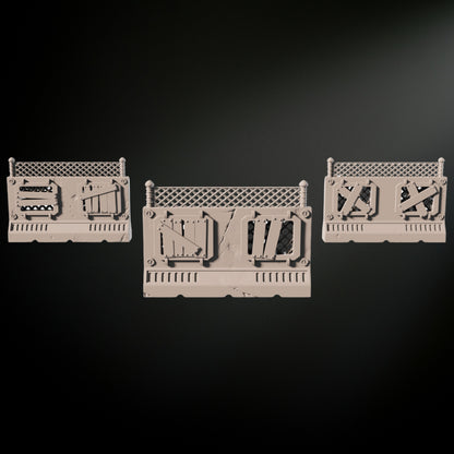 Sci-Fi Suburb Perimeter Wall