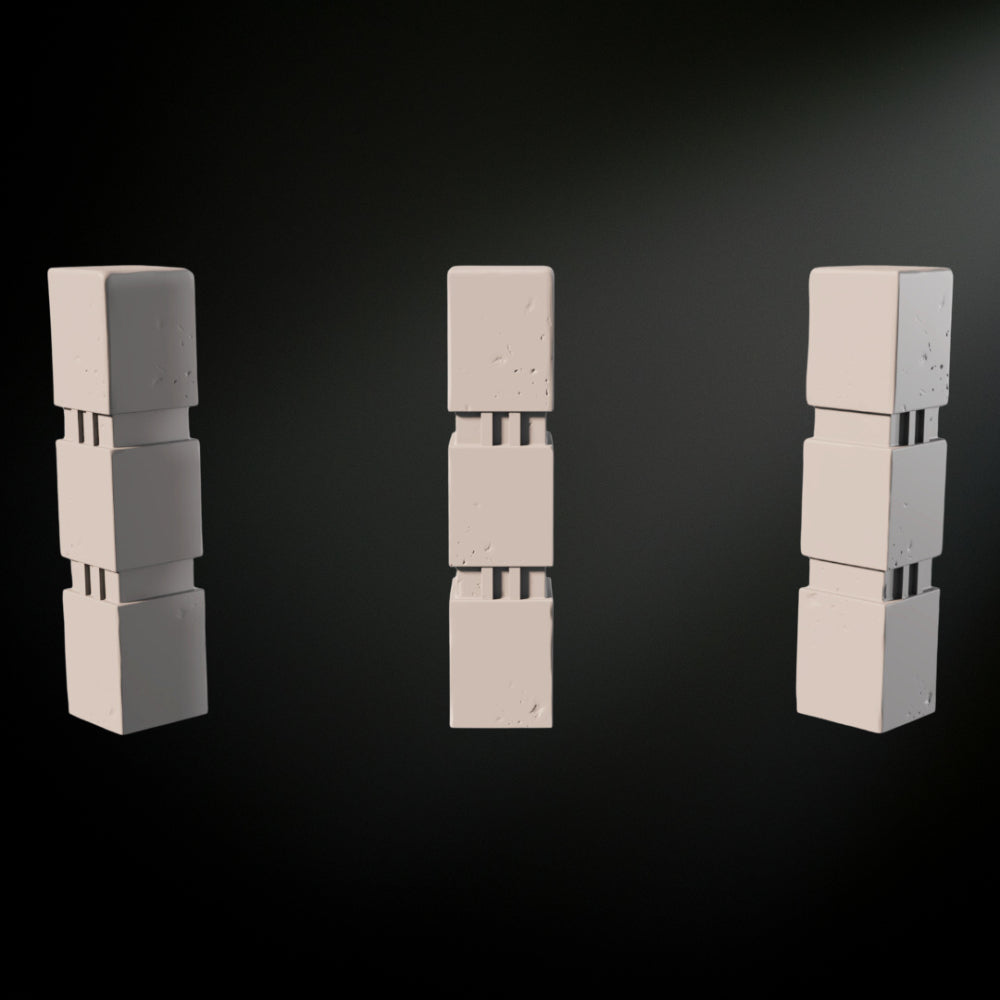 Sci-Fi Suburb Perimeter Wall