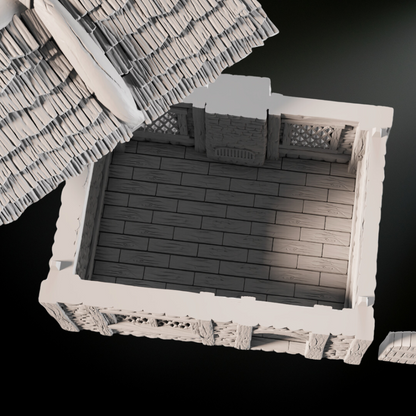 Medieval Fantasy Cottage House 2 - Tabletop Terrain
