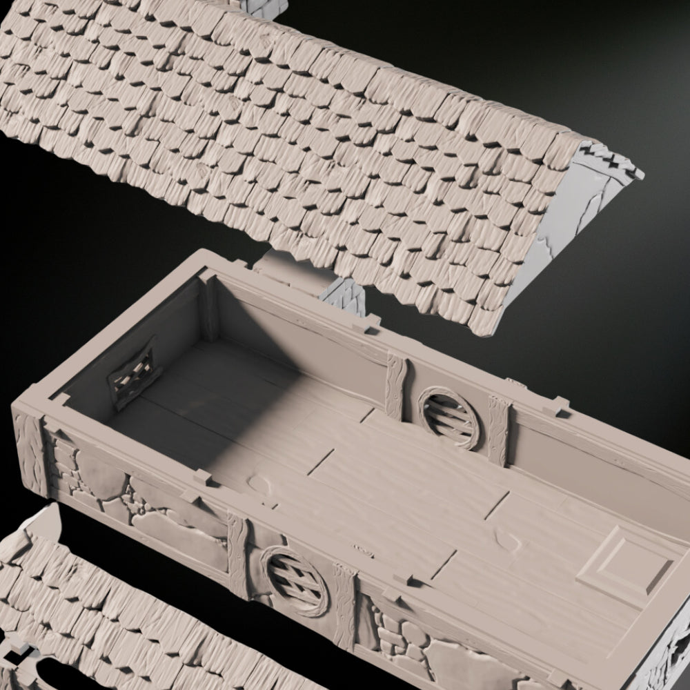 Medieval Fantasy House - Tabletop Terrain