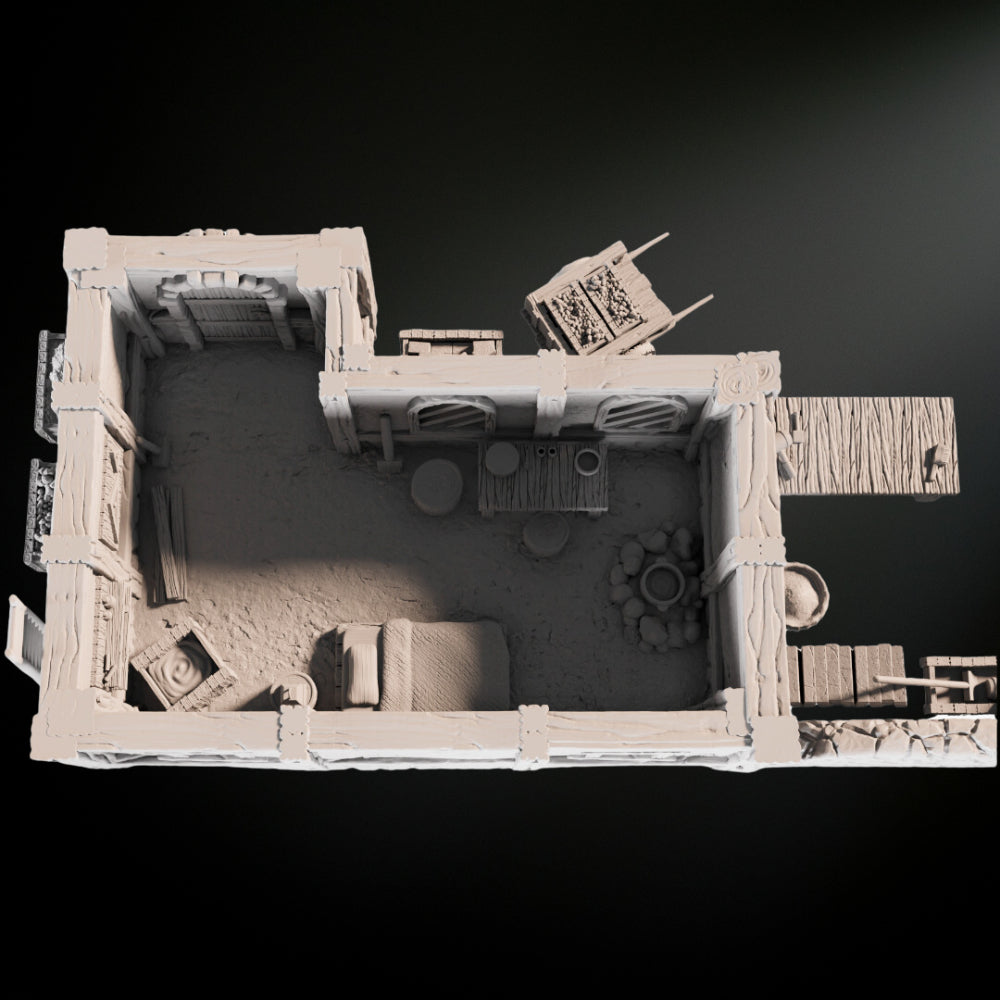 Medieval Mason House - Tabletop Terrain