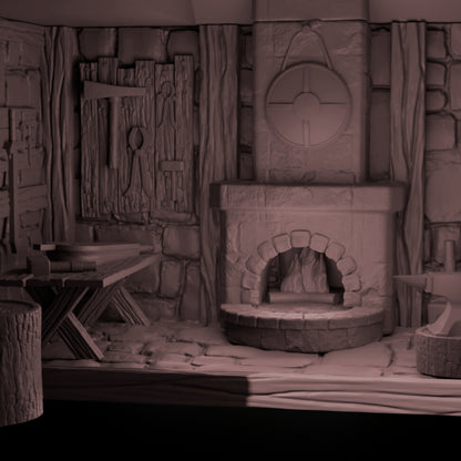 Medieval Blacksmith House - Tabletop Terrain