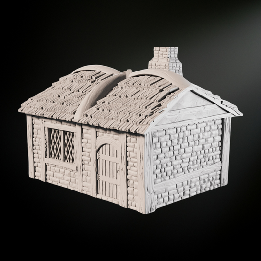 Medieval Fantasy Cottage House 2 - Tabletop Terrain