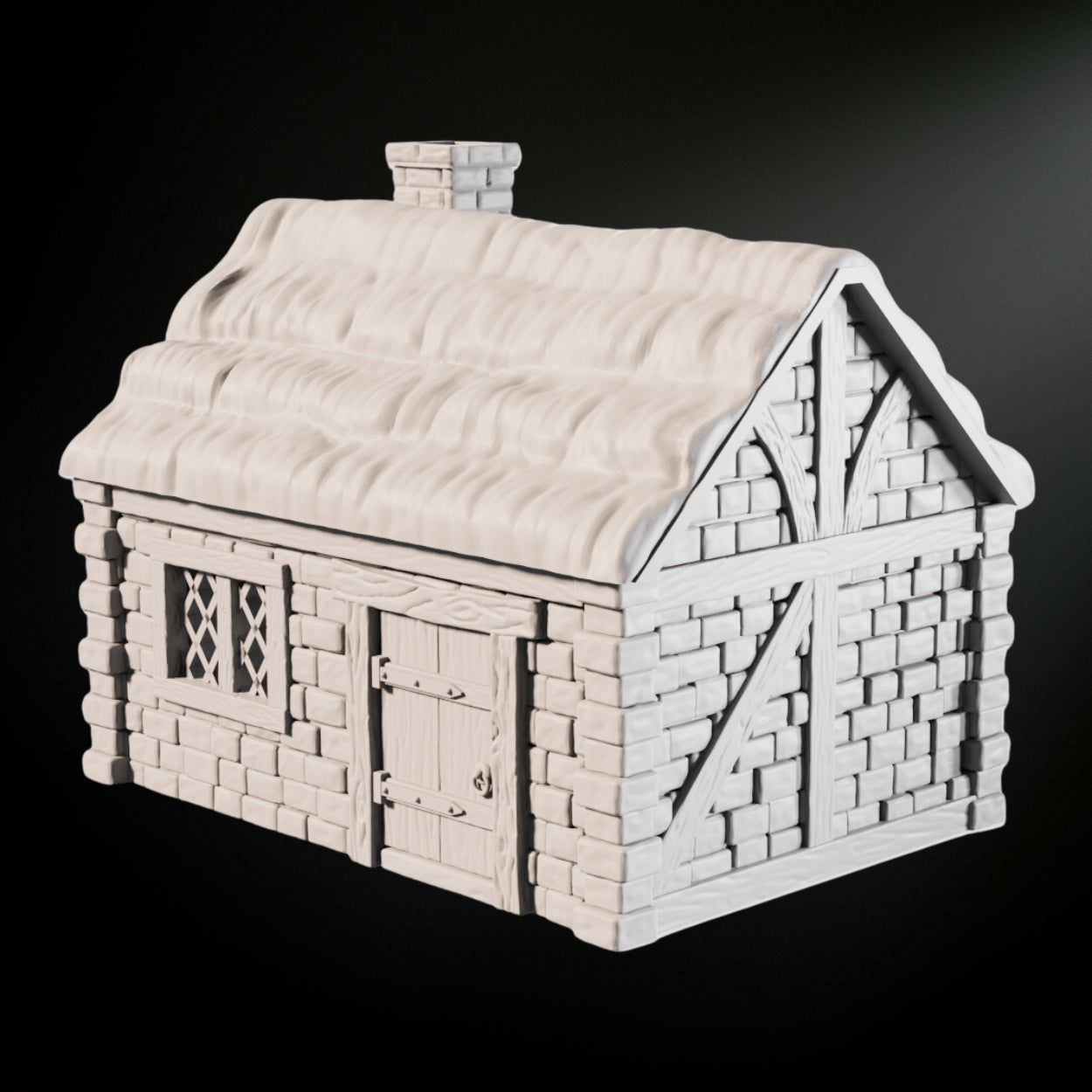 Medieval Cottage House 2 - Tabletop Terrain