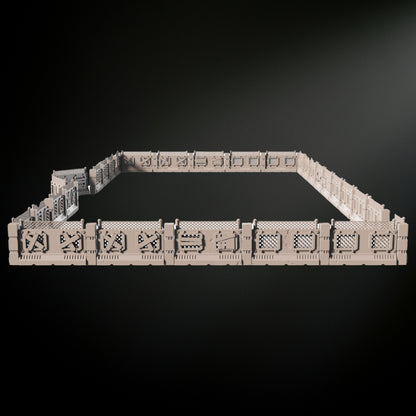 Sci-Fi Suburb Perimeter Wall