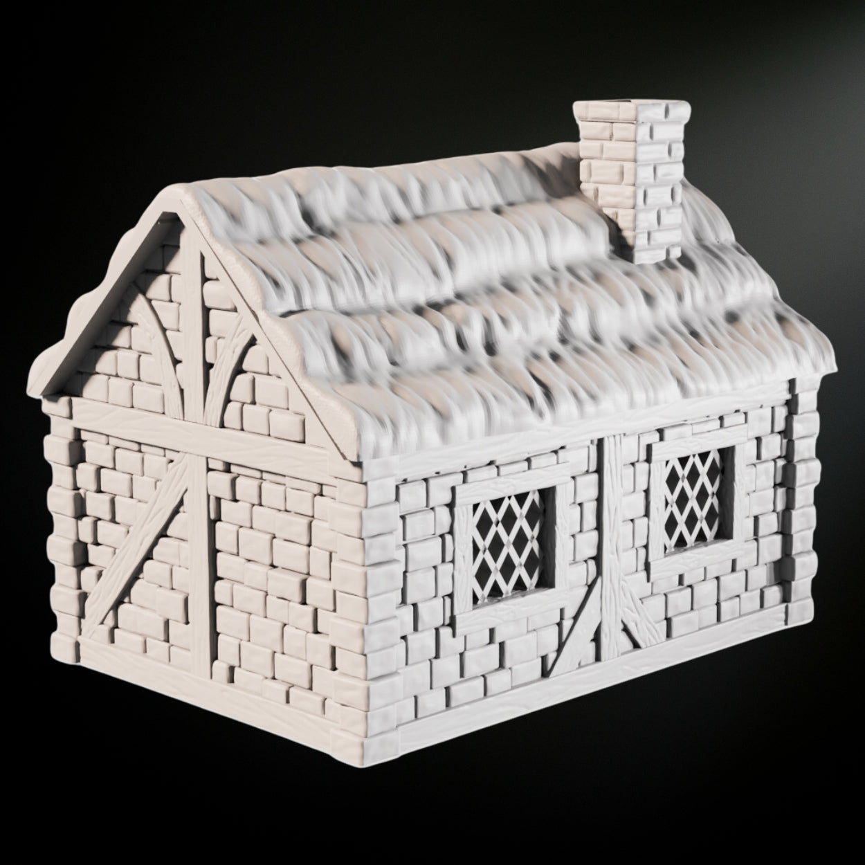 Medieval Cottage House 2 - Tabletop Terrain