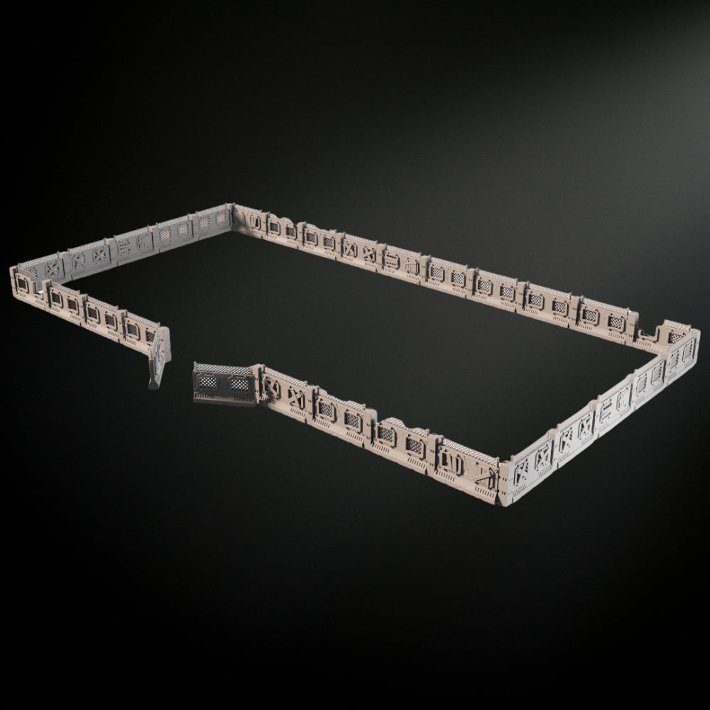 Sci-Fi Suburb Perimeter Wall