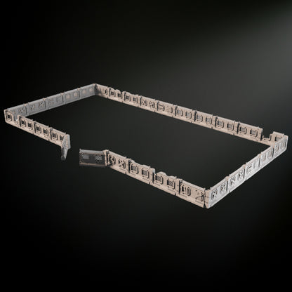 Sci-Fi Suburb Perimeter Wall