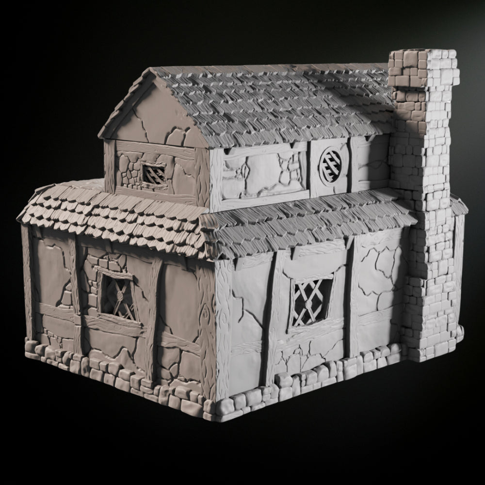 Medieval Fantasy House - Tabletop Terrain