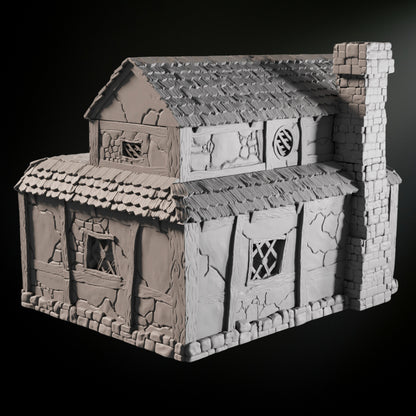 Medieval Fantasy House - Tabletop Terrain