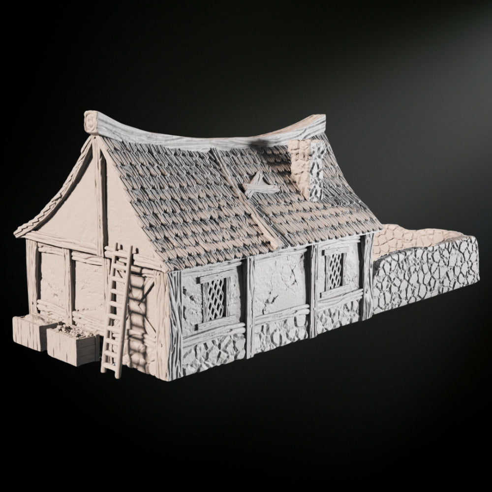 Medieval Mason House - Tabletop Terrain