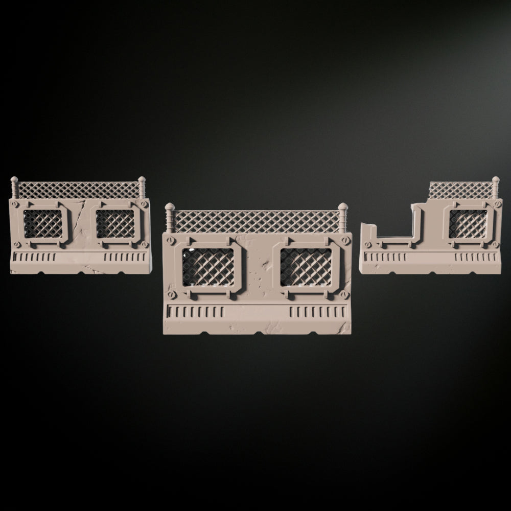 Sci-Fi Suburb Perimeter Wall