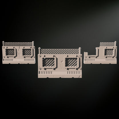 Sci-Fi Suburb Perimeter Wall