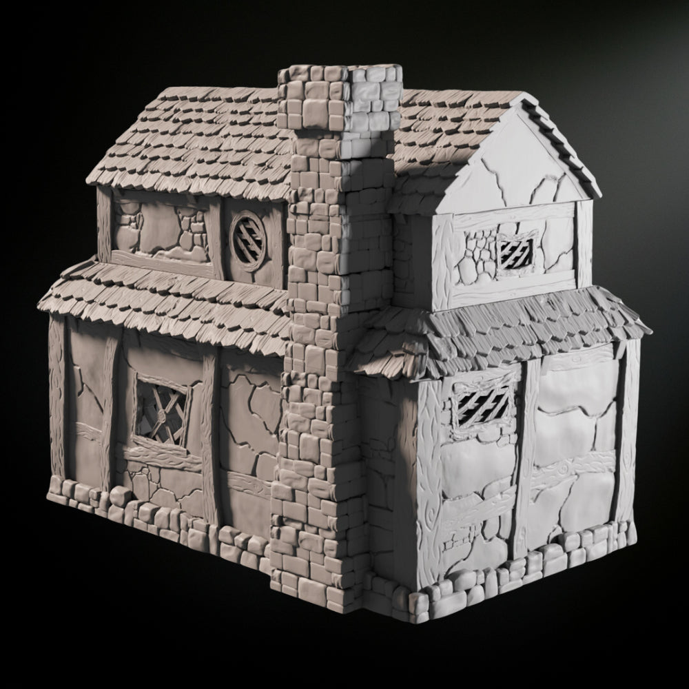 Medieval Fantasy House - Tabletop Terrain