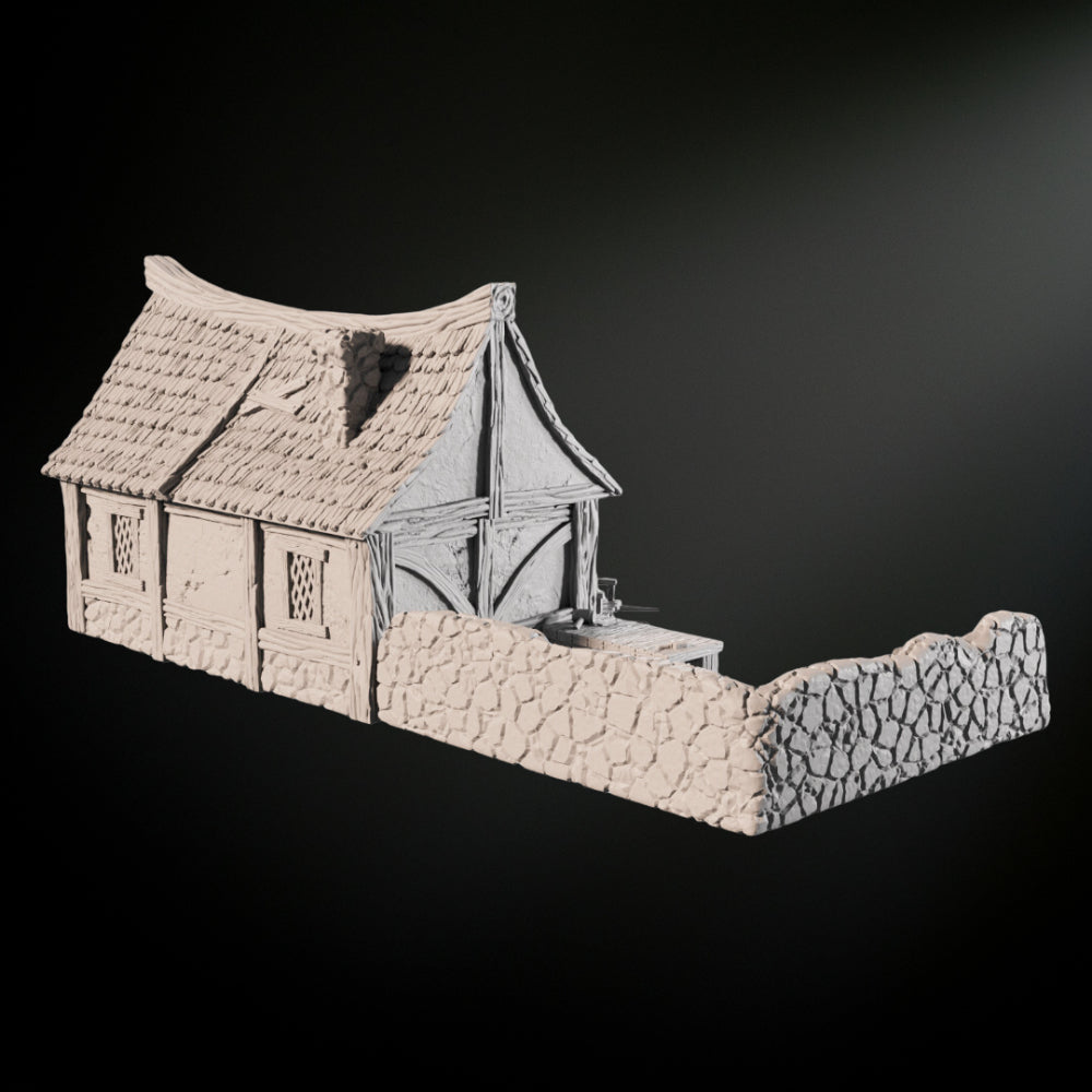 Medieval Mason House - Tabletop Terrain
