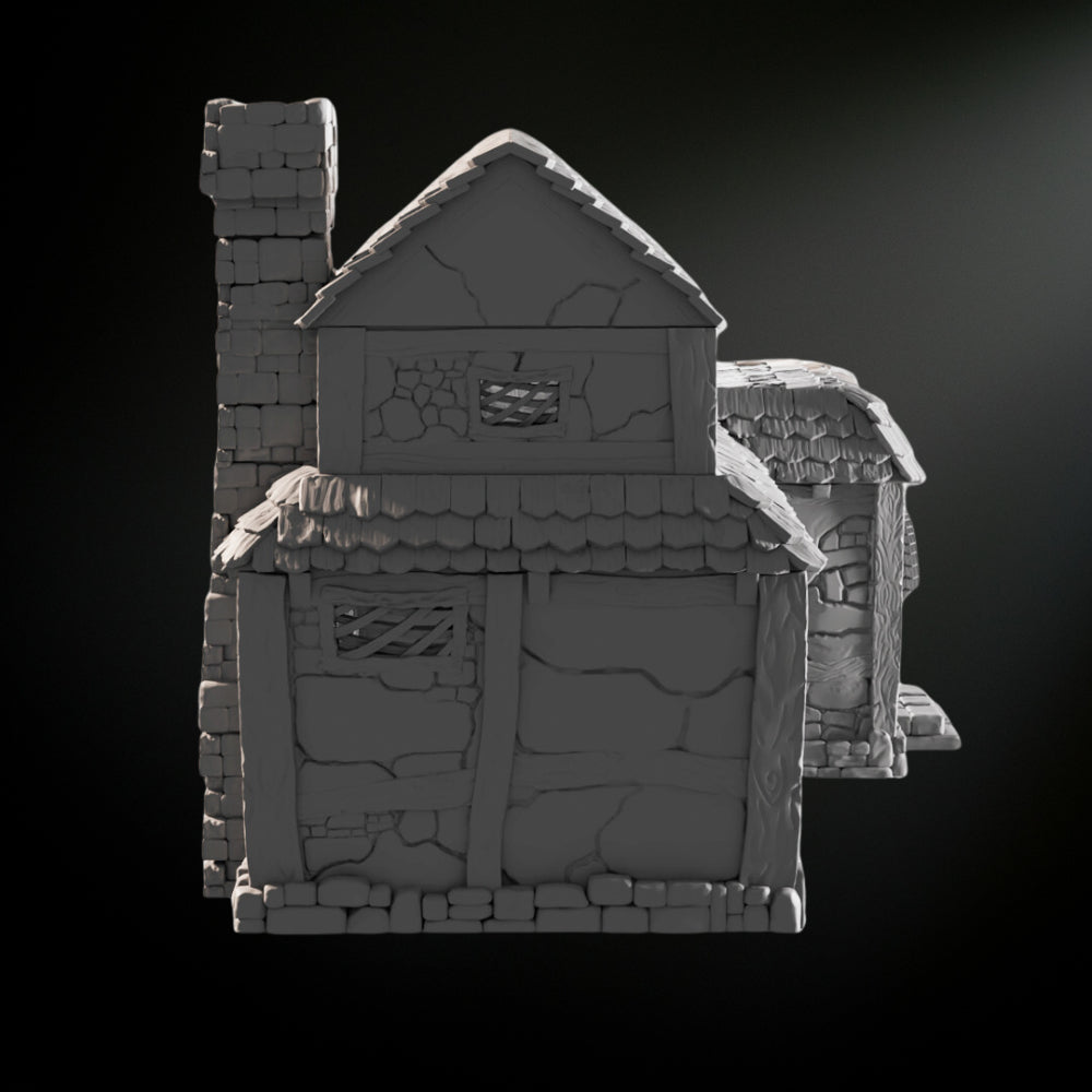 Medieval Fantasy House - Tabletop Terrain