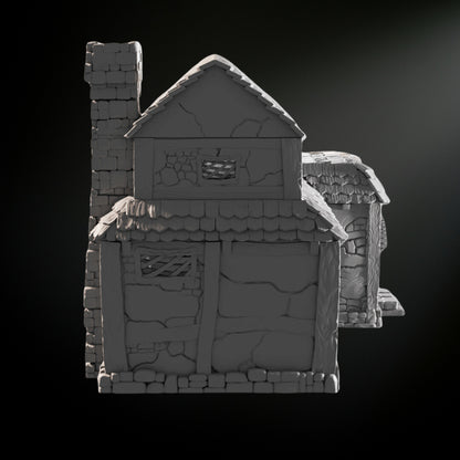 Medieval Fantasy House - Tabletop Terrain