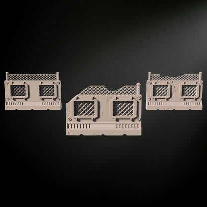 Sci-Fi Suburb Perimeter Wall