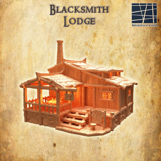 Blacksmith Lodge - Tabletop Terrain - Village Terrain