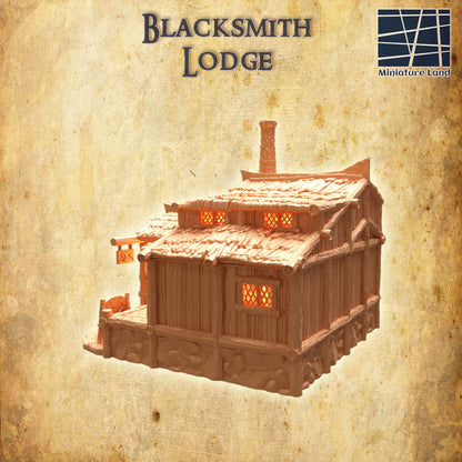 Blacksmith Lodge - Tabletop Terrain - Village Terrain