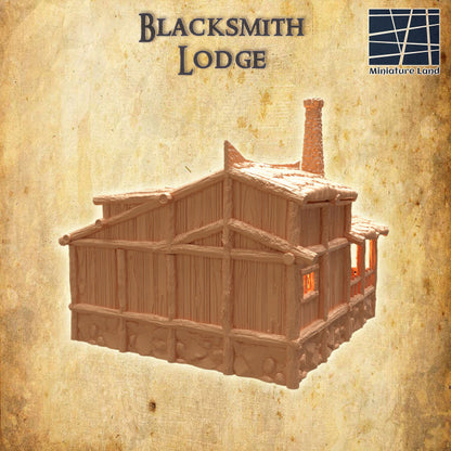 Blacksmith Lodge - Tabletop Terrain - Village Terrain