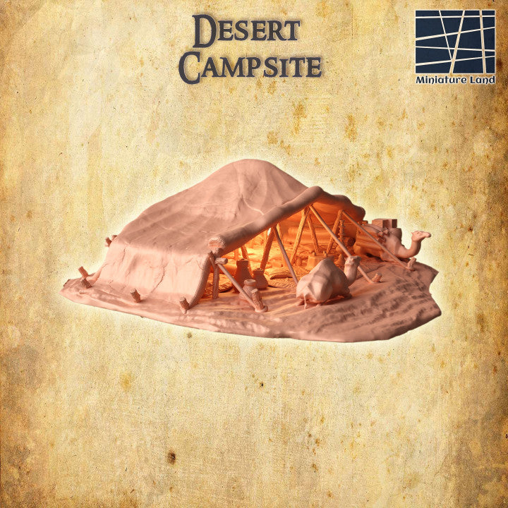 Desert Campsite - Tabletop Terrain