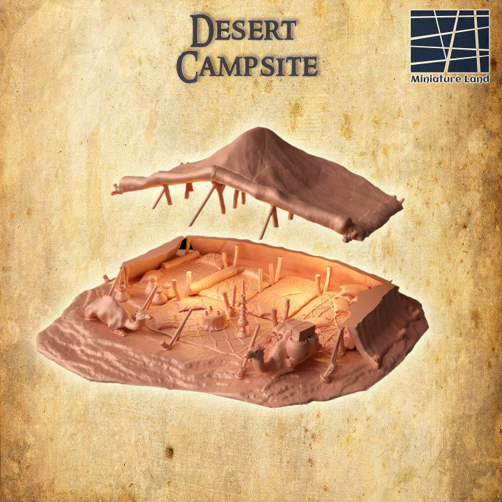 Desert Campsite - Tabletop Terrain