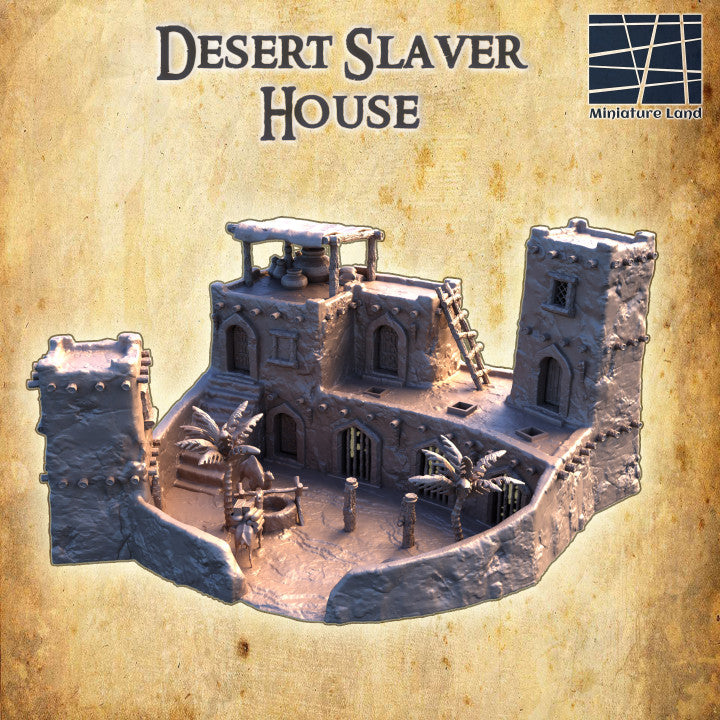 Desert Slaver House - Tabletop Terrain - 28 MM