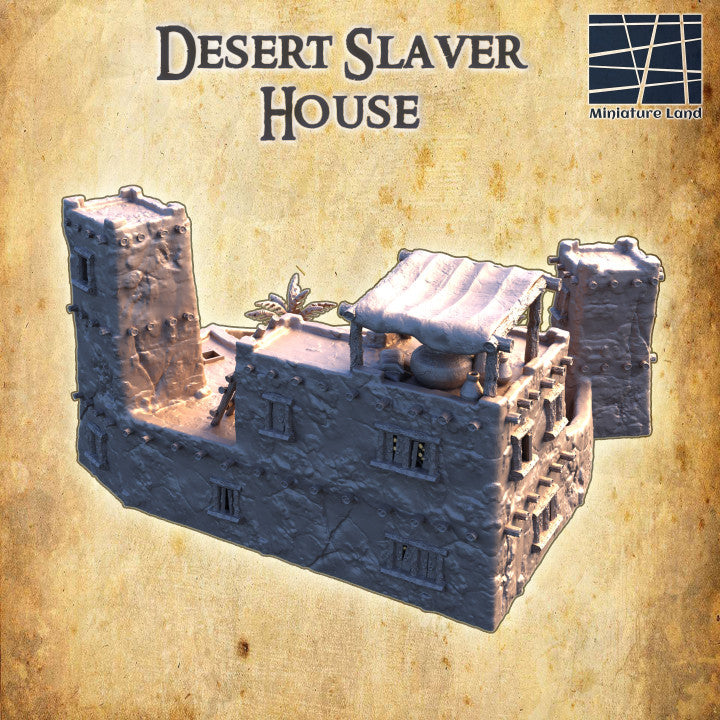 Desert Slaver House - Tabletop Terrain - 28 MM