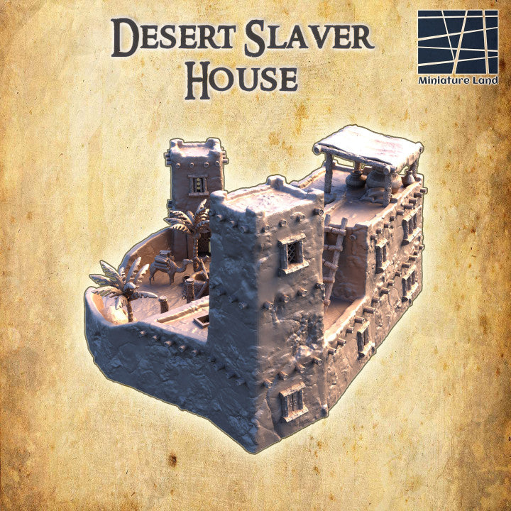 Desert Slaver House - Tabletop Terrain - 28 MM