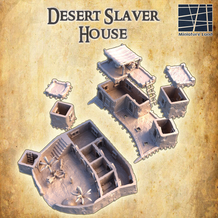 Desert Slaver House - Tabletop Terrain - 28 MM