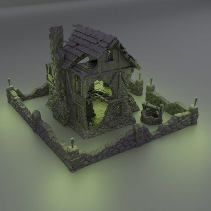 Ruined Farmhouse - Tabletop Terrain