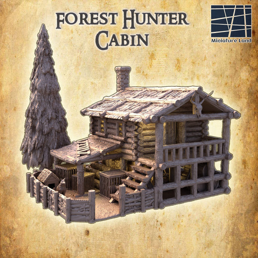 Forest Hunter Cabin - Tabletop Terrain