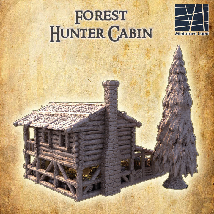 Forest Hunter Cabin - Tabletop Terrain