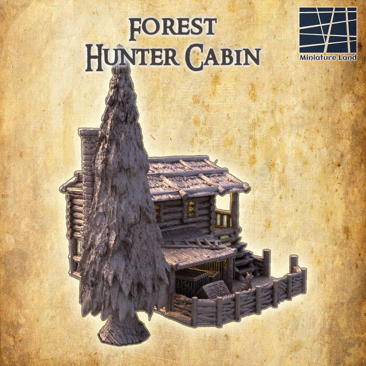 Forest Hunter Cabin - Tabletop Terrain
