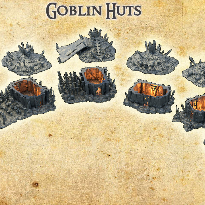 Goblin Huts | Tabletop Terrain
