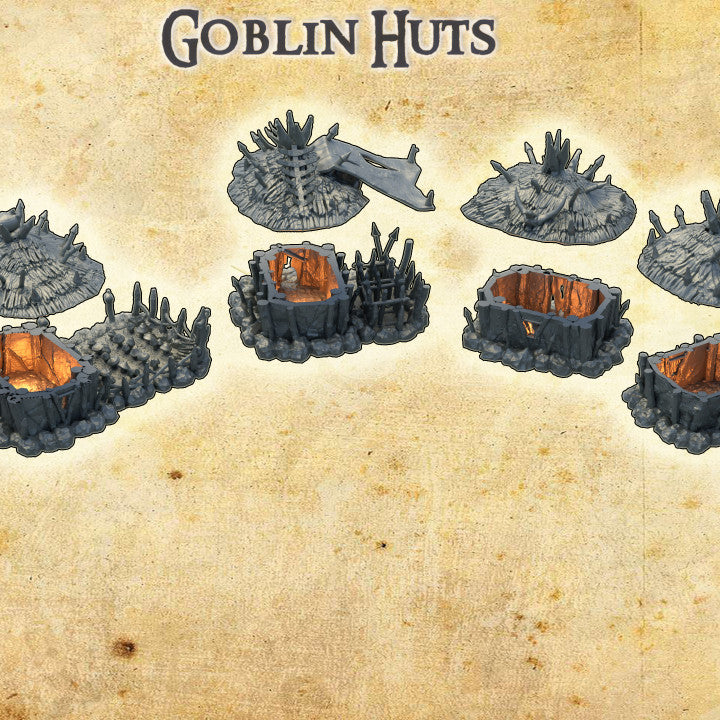 Goblin Huts | Tabletop Terrain