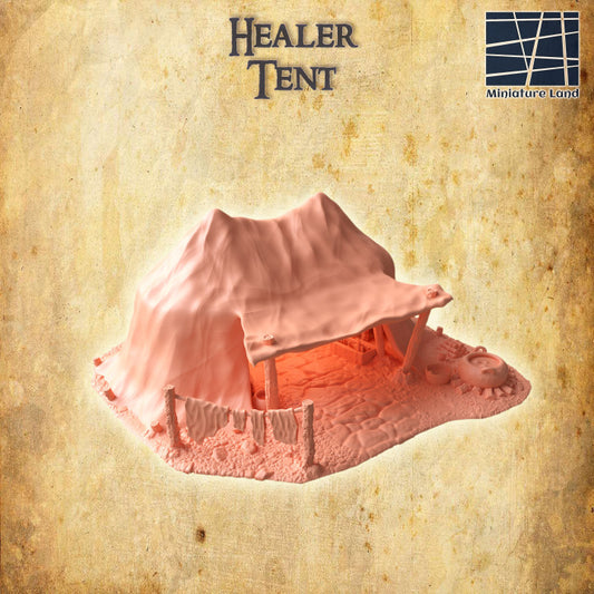 Healer Tent- Tabletop Terrain