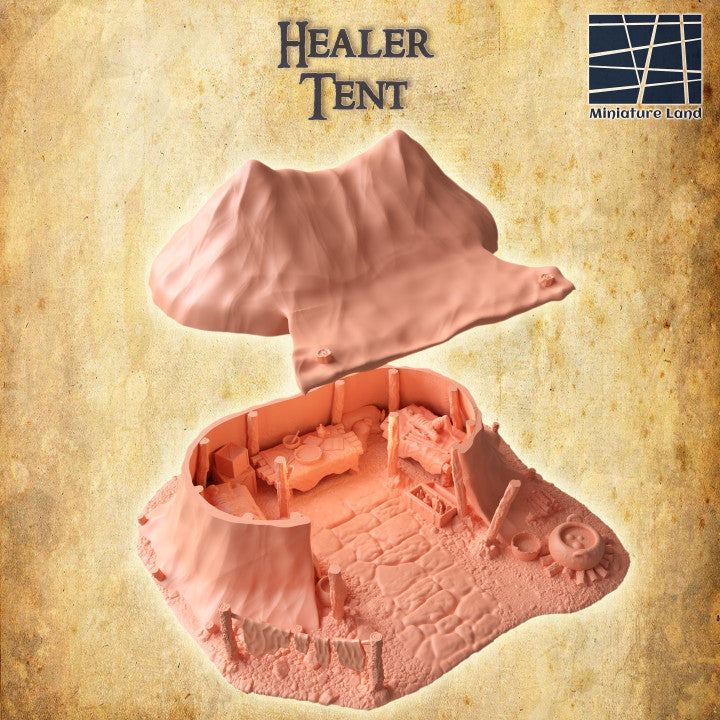 Healer Tent- Tabletop Terrain