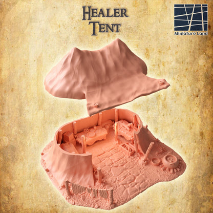 Healer Tent- Tabletop Terrain