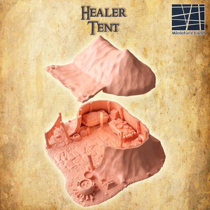 Healer Tent- Tabletop Terrain