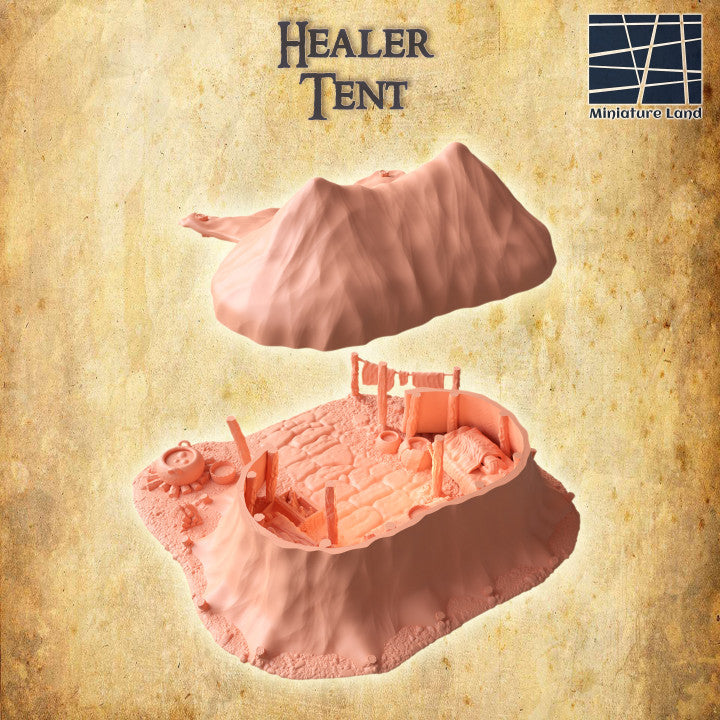 Healer Tent- Tabletop Terrain