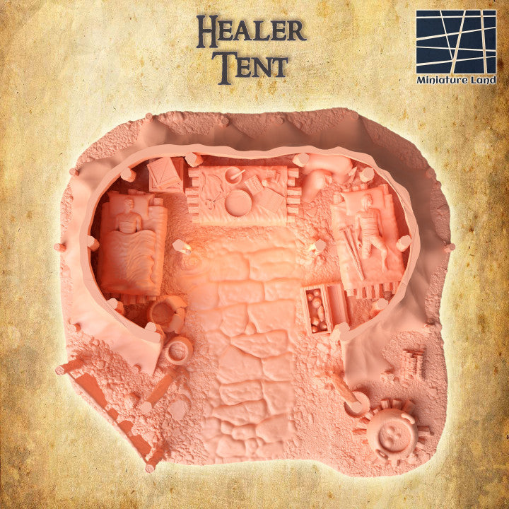 Healer Tent- Tabletop Terrain