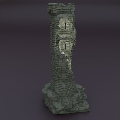Ruined Lookout Tower - Tabletop Terrain