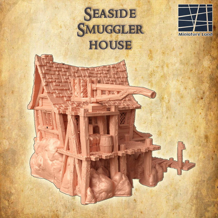 Seaside Smuggler House - Tabletop Terrain