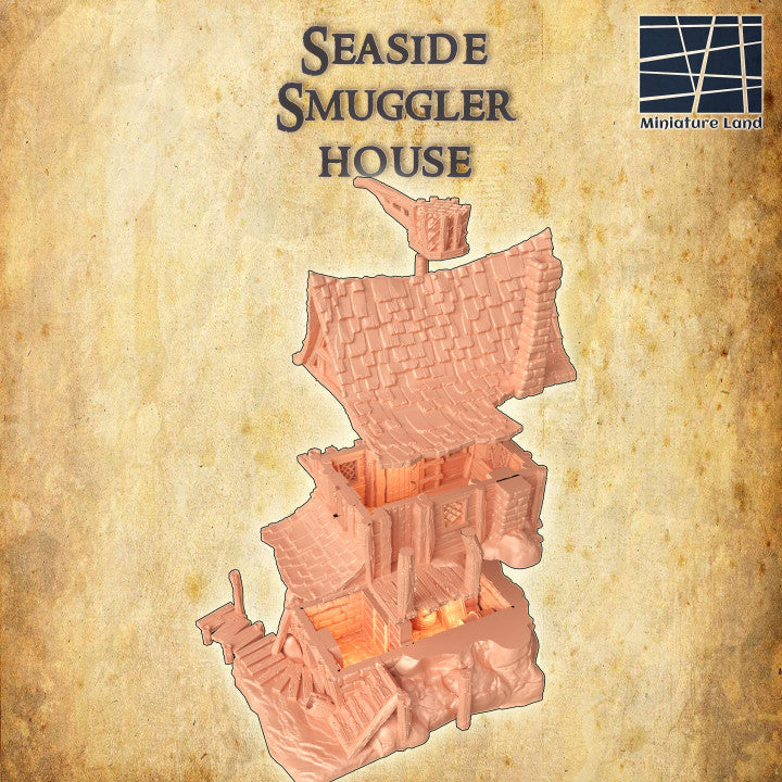 Seaside Smuggler House - Tabletop Terrain