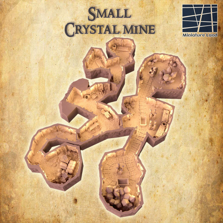 Small Crystal Mine - Tabletop Terrain