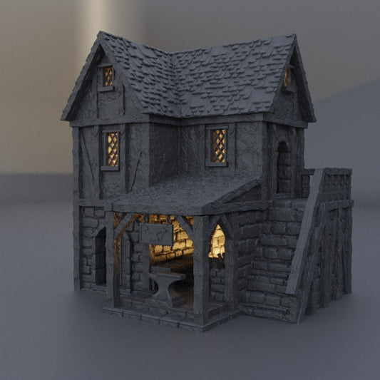 Town Blacksmith - Tabletop Terrain