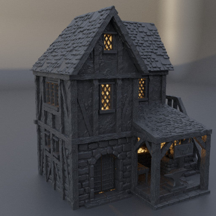 Town Blacksmith - Tabletop Terrain